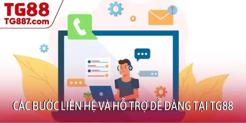 Các bước liên hệ và hỗ trợ dễ dàng tại TG88